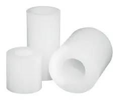 SPACER ROUND PVC 6.4MM X 12.7MM SS8-4
