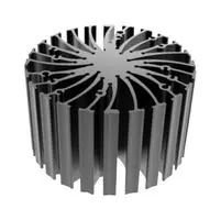 LED HEAT SINK, ALUMINIUM, 85MM X 80MM SPIRLED-8580