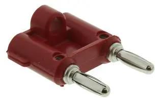 DUAL TEST ADAPTER, 15A, SCREW, RED 1675-102