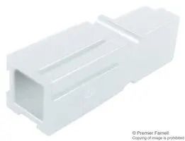 PLUG/RCPT HOUSING, 1POS, PC, WHITE 1327G7FP-BK