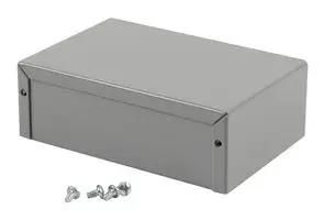 ENCLOSURE, UTILITY BOX, ALUM, GREY 1411PP