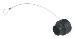 PROTECTION CAP, PA 6.6, BLACK, CIR CONN CM 06 SD 14S