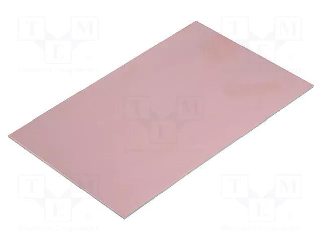 Laminate; aluminium; 1.5mm; L: 160mm; W: 100mm; Coating: copper SOLDER PEAK L100X160AL15/35