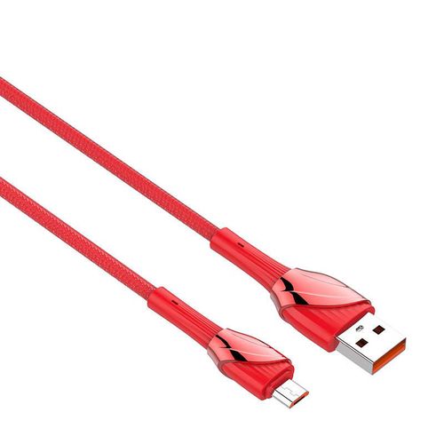 LDNIO LS662 USB - Micro USB 2m, 30W Cable (Red), LDNIO LS662 micro