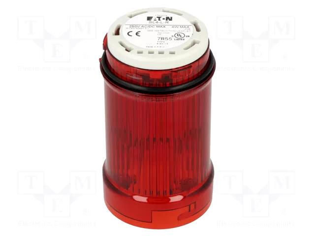 Module: light signaller; red; bulb BA15D; 0÷250VDC; 0÷250VAC; IP66 EATON ELECTRIC SL4-L-R