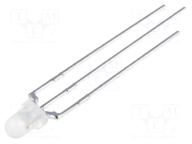 LED; red/green; 3mm; 60°; Front: convex; 2÷2.5/2.2÷2.5VDC KINGBRIGHT ELECTRONIC L-115WEGW-CA