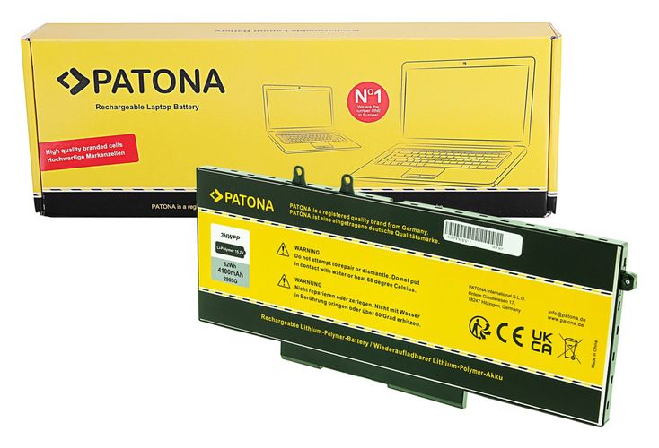 PATONA battery for Dell Latitude 5410 5511 5401 5501 5411 Precision 3540 3541 3551 3HWPP, PATONA 2903 4055655238199