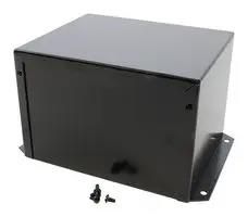 ENCLOSURE, UTILITY BOX, ALUM, BLACK 1411FBPBK