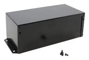 ENCLOSURE, UTILITY BOX, ALUM, BLACK 1411FBSBK