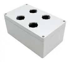 ENCLOSURE, PUSH BUTTON, PC, GREY 1554PB4