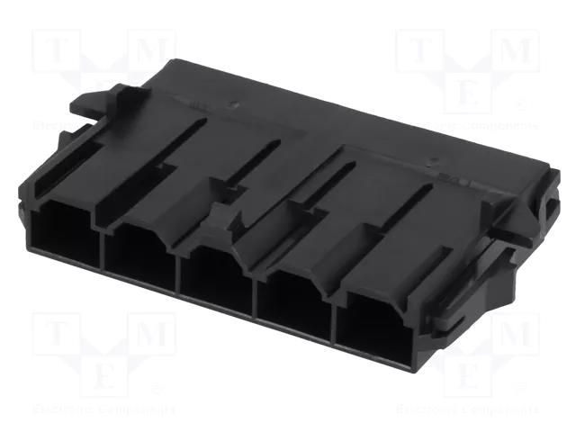 Connector: wire-wire/PCB; plug; male; PIN: 5; Mini-Fit Sr; 600V MOLEX MX-42818-0512