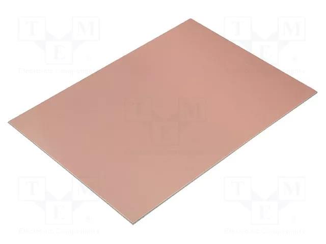 Laminate; aluminium; 1.5mm; L: 244mm; W: 170mm; Coating: copper SOLDER PEAK L170X244AL15/70
