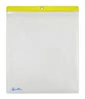 ESD SHOP TRAVELER W/ZIP, CLEAR/YEL, 10PK 34457