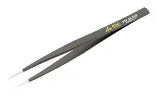 TWEEZER, ESD, STAINLESS STEEL, 125MM 44523