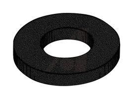 FLAT WASHER, NYLON, #4, 3.05X6.4MM 3348