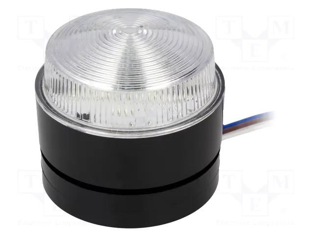 Signaller: lighting; continuous light,blinking light; orange MOFLASH SIGNALLING LED80-04-01