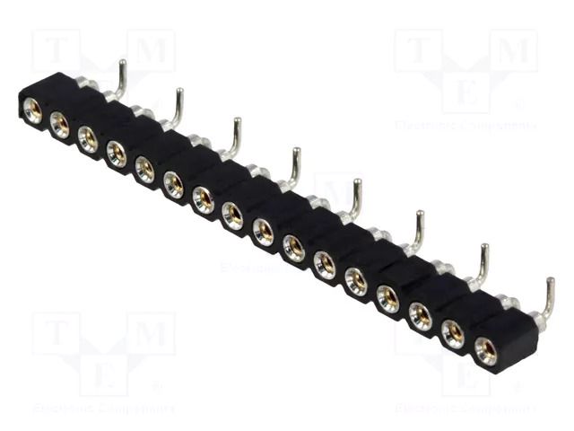 Connector: pin strips; socket; female; PIN: 16; vertical; SMT; 1x16 CONNFLY DS1002-01-1X16S13