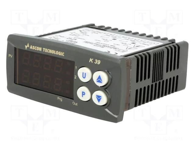Module: regulator; temperature; SPDT; OUT 2: SPDT; on panel; K39 ASCON TECNOLOGIC K39-LCRR