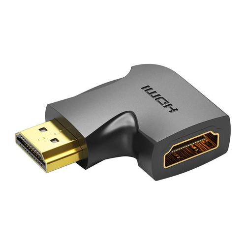 HDMI 90 degree Adapter Vention 4K 60Hz, AIQB0 (Black), Vention AIQB0