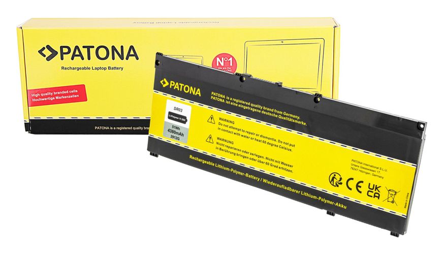 PATONA Battery for HP SR03-H 917724-855 HSTNN-DB7W, PATONA 2912 4055655238281