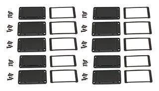 END PLATE, ALUMINIUM, ENCLOSURE AT180 BLACK 50M X 50MM