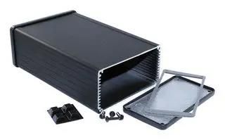 ENCLOSURE, MULTIPURPOSE, ALUMINIUM, BLK 1457N1601EBK