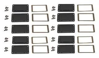 END PLATE, ALUMINIUM, ENCLOSURE AT180 BLACK 50M X 50MM
