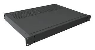 RACK MOUNT CABINET, 1U, ALUM, BLACK RMCV190113BK1
