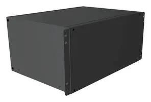 RACK MOUNT CABINET, 5U, ALUM, BLACK RMCS190813BK1