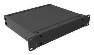 RACK MOUNT CABINET, 1U, ALUM, BLACK RMCS9018BK1