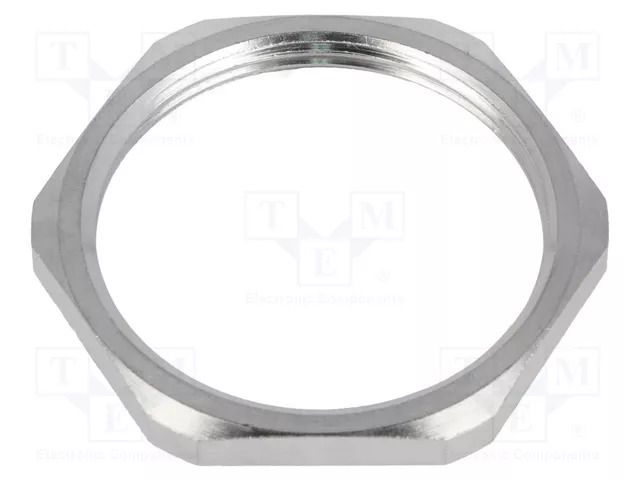 Nut; M40; brass; Thk: 5mm; Spanner: 46mm; Thread: metric; Pitch: 1.5 MOLEX MX-936000096