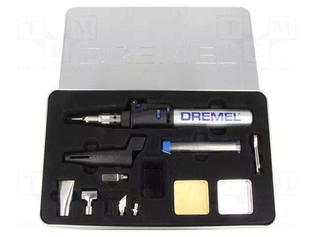 Soldering iron: gas; 1200°C; Tip temp: 550°C; 17ml; 90min DREMEL DREMEL-VERSATIP