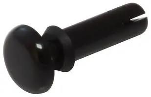 SNAP RIVET, NYLON 6, 6.2MM, BLACK, PK100 SR 6080B