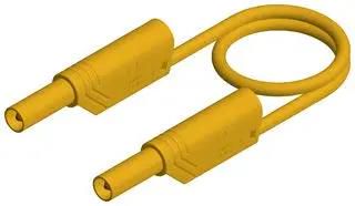 TEST LEAD, 4MM BANANA PLUG, YELLOW, 2M 934169103