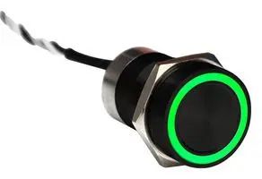 CAPACITIVE SW, DPDT, 0.01A, 12V, GRN/RED MC16MOBGR