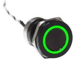 CAPACITIVE SW, DPDT, 0.01A, 12V, GRN/RED MC19LCBGR