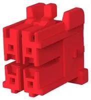CONN HOUSING, HEADER, 4POS, 2ROW, 3.3MM 3-1971905-2