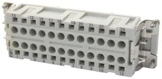 HEAVY DUTY INSERT, RCPT, 24POS, 26-14AWG 93601-0289