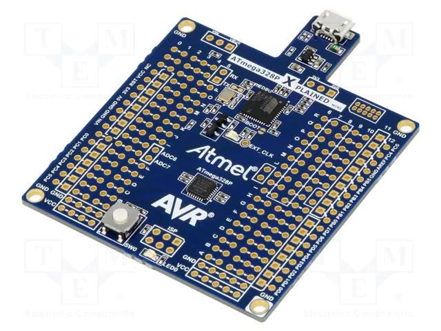 Dev.kit: Microchip AVR; ATMEGA; Xplained Mini; prototype board MICROCHIP TECHNOLOGY ATMEGA328P-XMINI