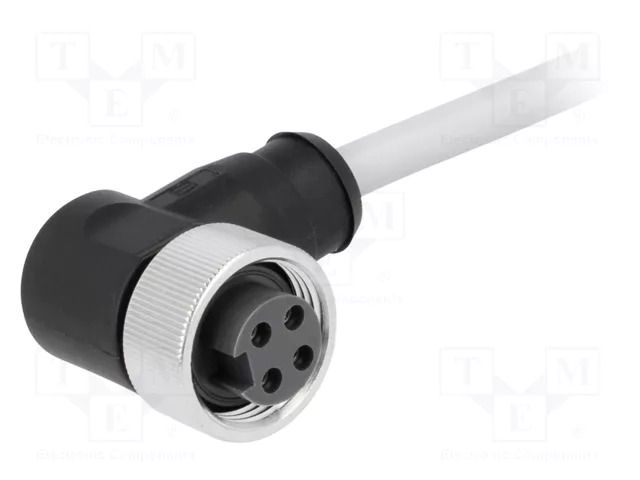 Connector: 7/8"; plug; 5m; female; PIN: 4; angled 90°; with lead; PVC HARTING 21349900495050