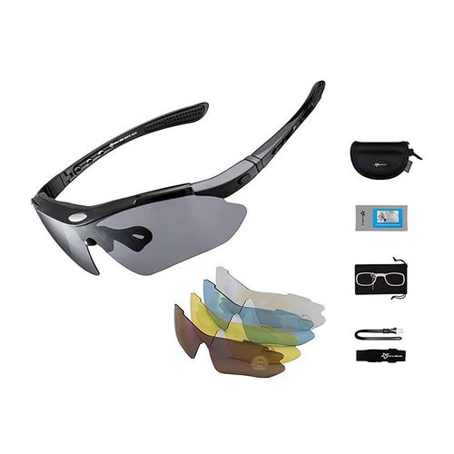Polarized cycling glasses Rockbros 10003 (black), Rockbros 10003