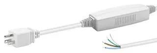 POWER CORD, NEMA 5-15P-FREE END, 3.3FT 819119-SF.