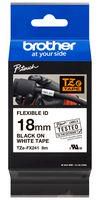 PET FILM TAPE, ADHESIVE, BLACK ON WHITE TZEFX241