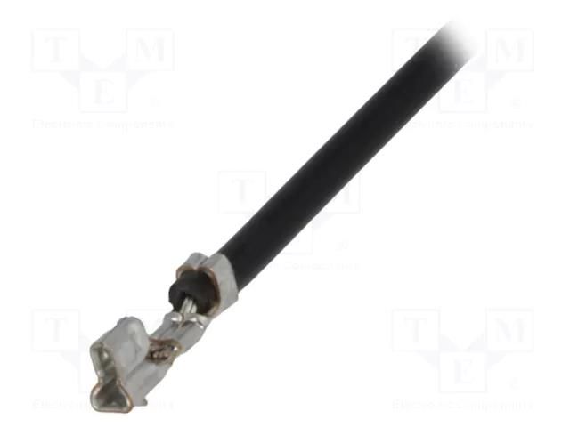 Contact; female; phosphor bronze; tinned; 26AWG; with lead; 2A JST SPH-200BK26
