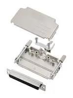 D SUB CONNECTOR, RCPT, 37POS, SOLDER L17DPPK37-M+L77SDC37S