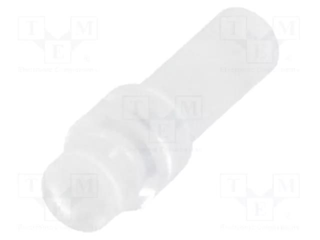 Fiber for LED; Ø2.8mm; L: 9.5mm; round; Front: flat; straight MENTOR MR-1265.2005