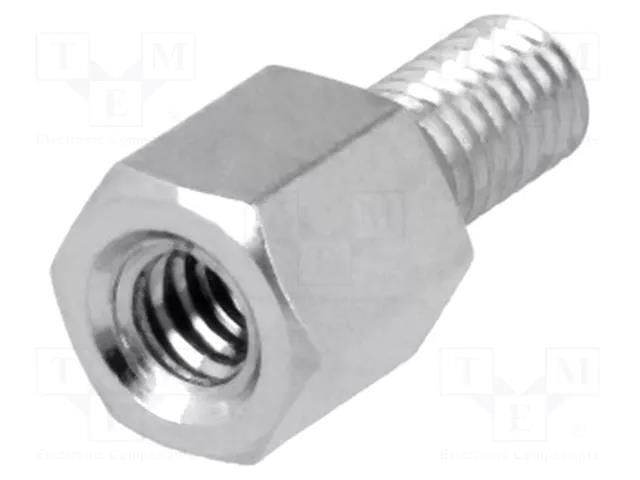 Screwed spacer sleeve; 5mm; Int.thread: UNC4-40; Ext.thread: M3 DREMEC TFM-5/6/DR2103
