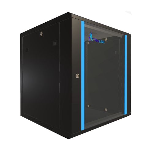 Extralink 12U 600x600 Black | Rackmount cabinet | wall mounted, EXTRALINK EX.7256 5902560367256