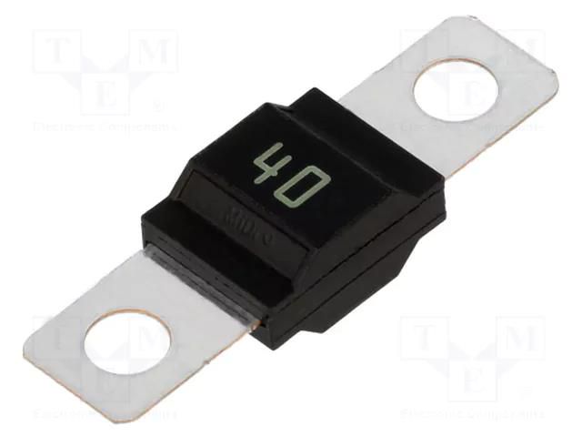 Fuse: fuse; 40A; 32VDC; automotive; 41mm; M5 screw; MIDI; copper LITTELFUSE 0498040.H