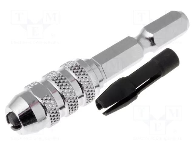 Drill holder; 0.7÷3mm; Kind of holder: 1/4" (E6,3mm) ENGINEER FUT.TP-20